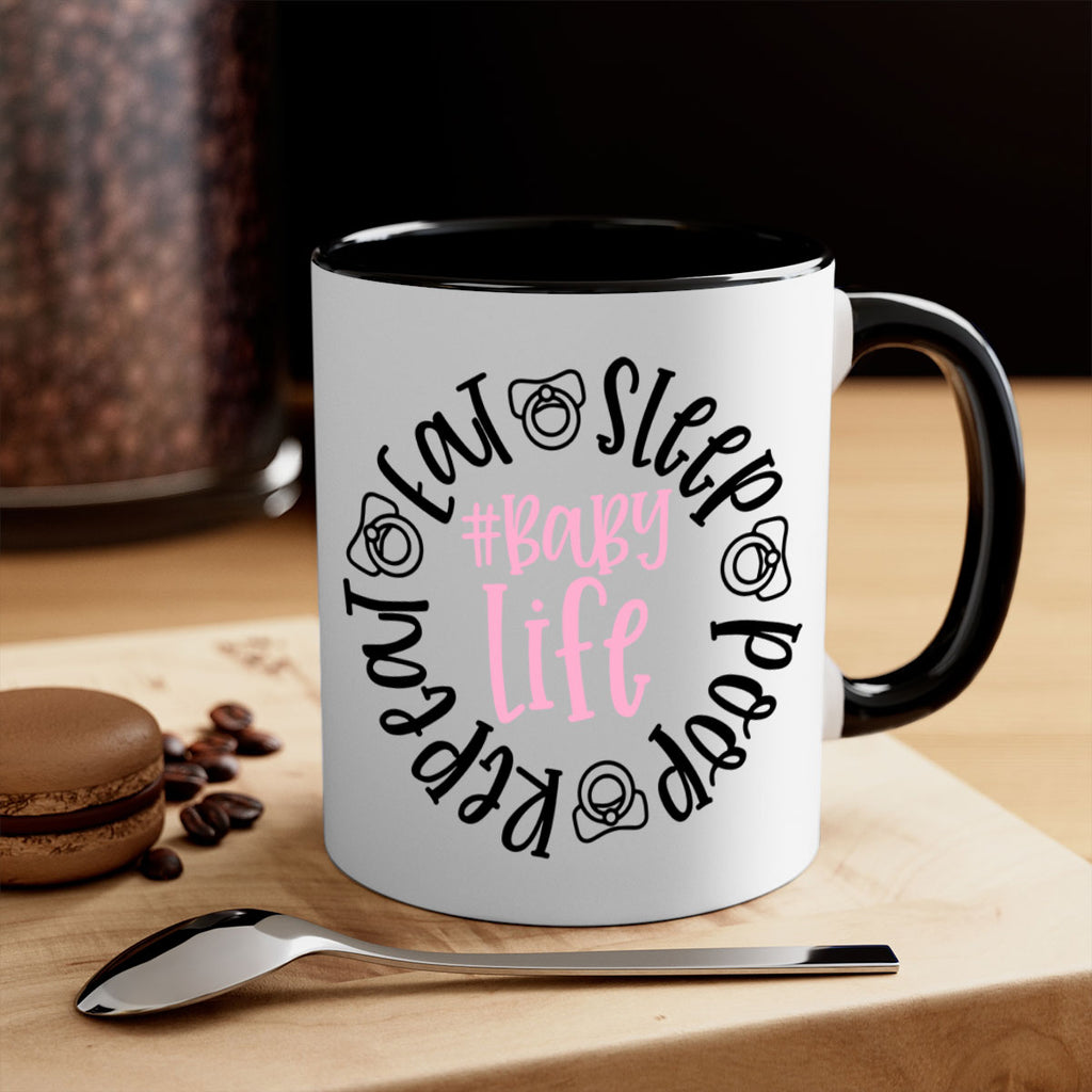 Eat Sleep Poop Repeat BabyLife Style 97#- baby2-Mug / Coffee Cup