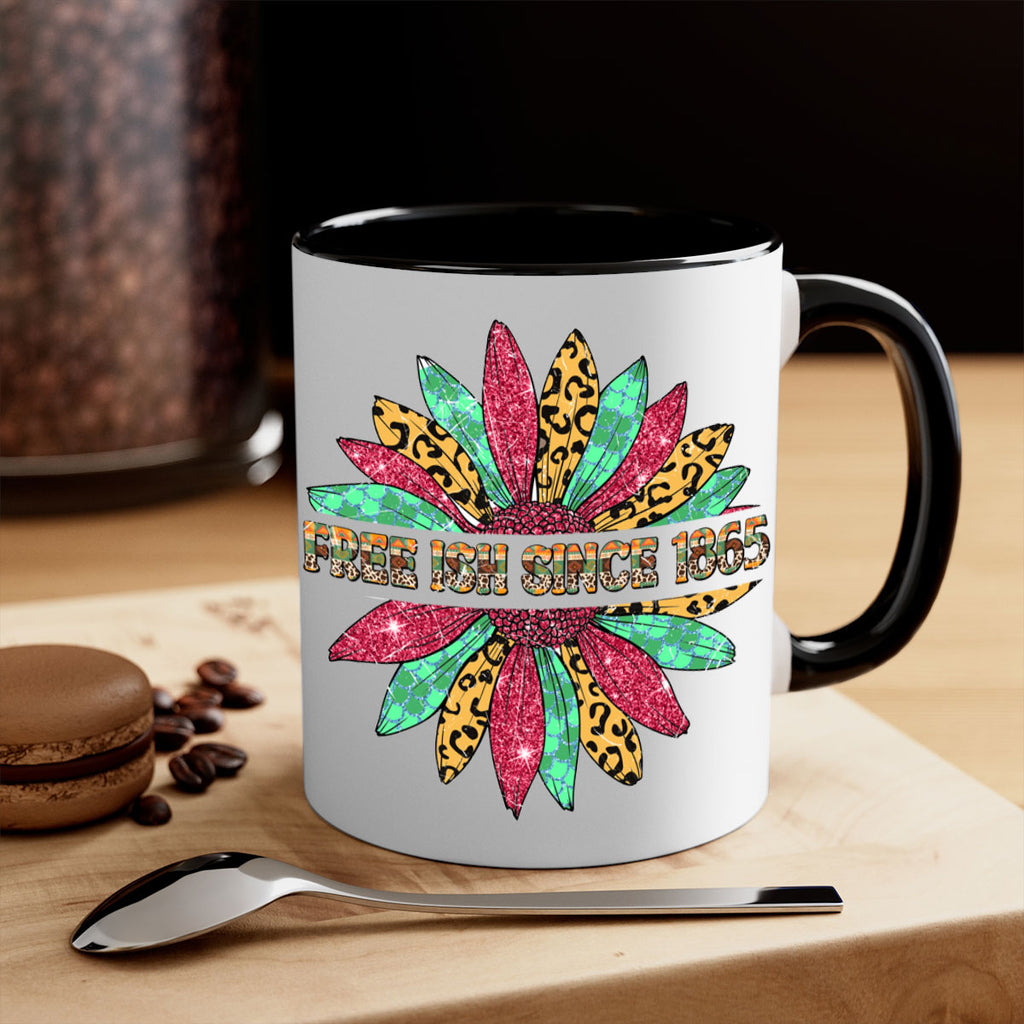 Freeish Since 1865 Sunflower Juneteenth 15#- juneteenth-Mug / Coffee Cup