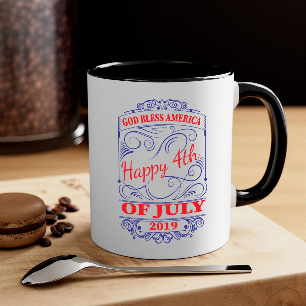 GOD BLESS AMERICA Happy thOF JULY Style 94#- 4th Of July-Mug / Coffee Cup