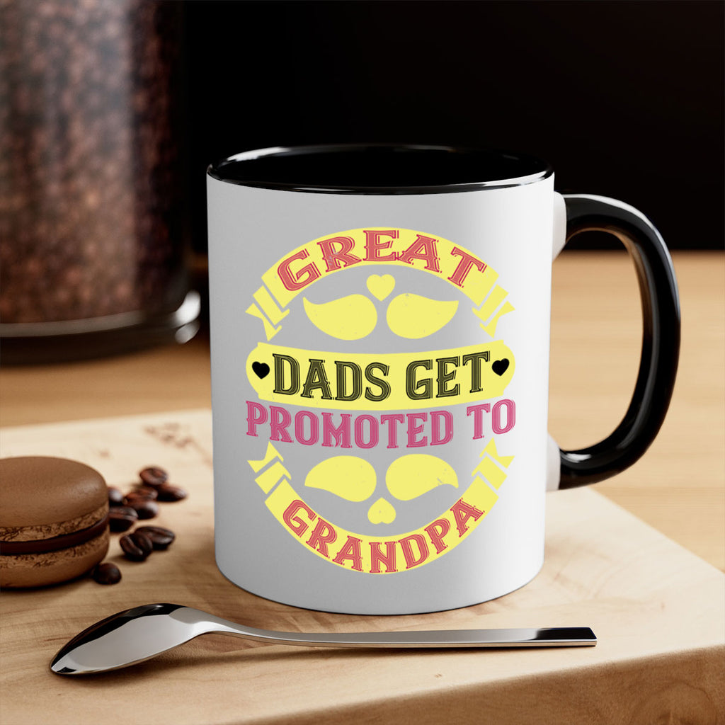 Great dads get promoted 95#- grandpa-Mug / Coffee Cup