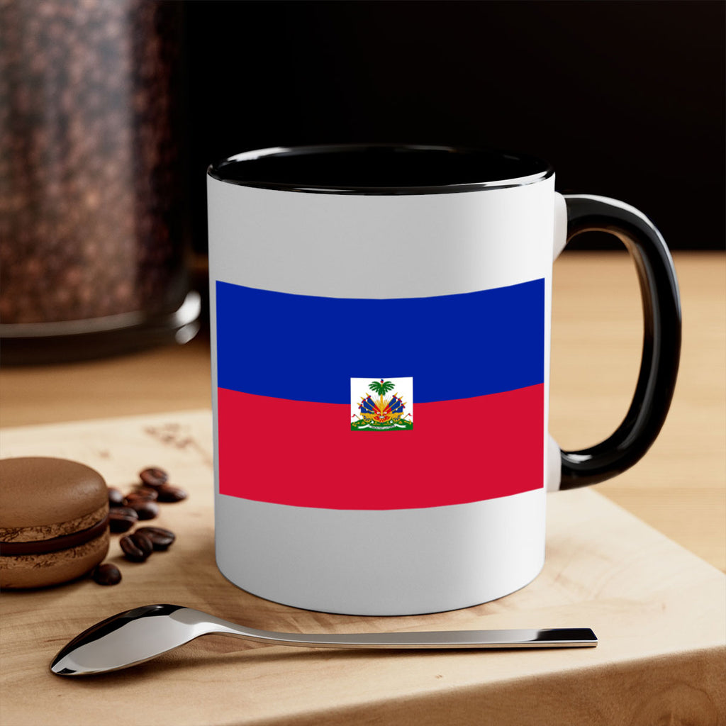 Haiti 125#- world flag-Mug / Coffee Cup