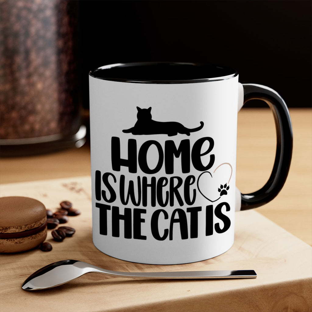 Home Is Where The Cat is Style 93#- cat-Mug / Coffee Cup