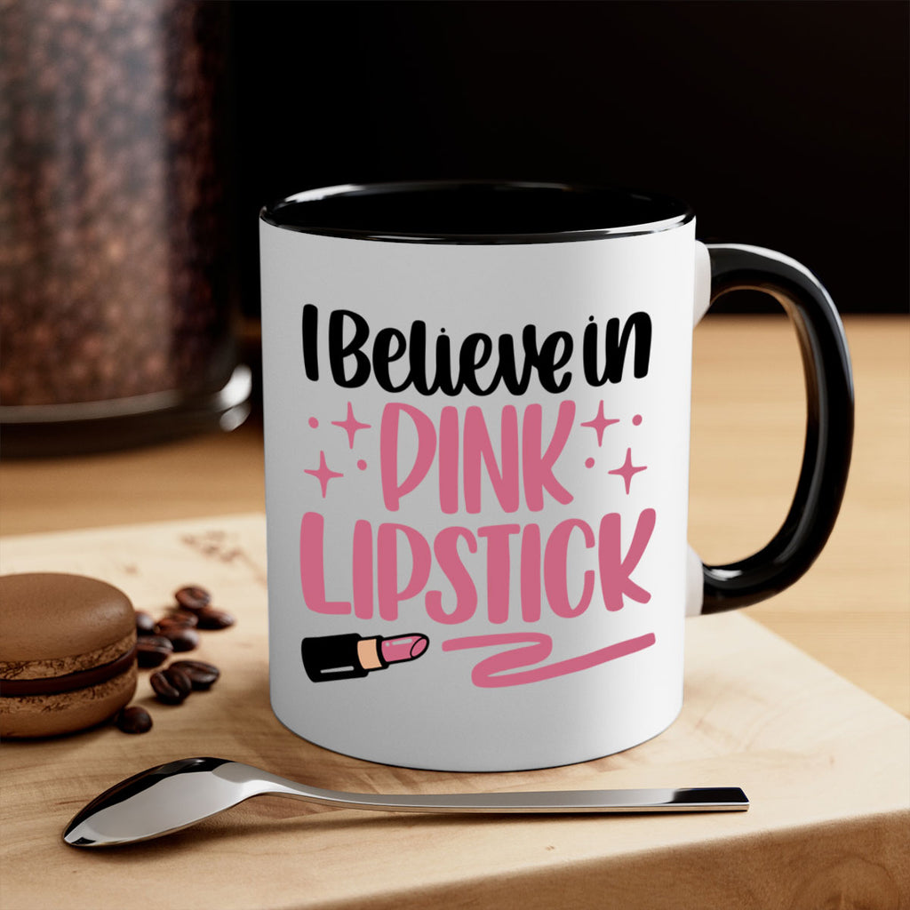 I Believe In Pink Lipstick Style 85#- makeup-Mug / Coffee Cup