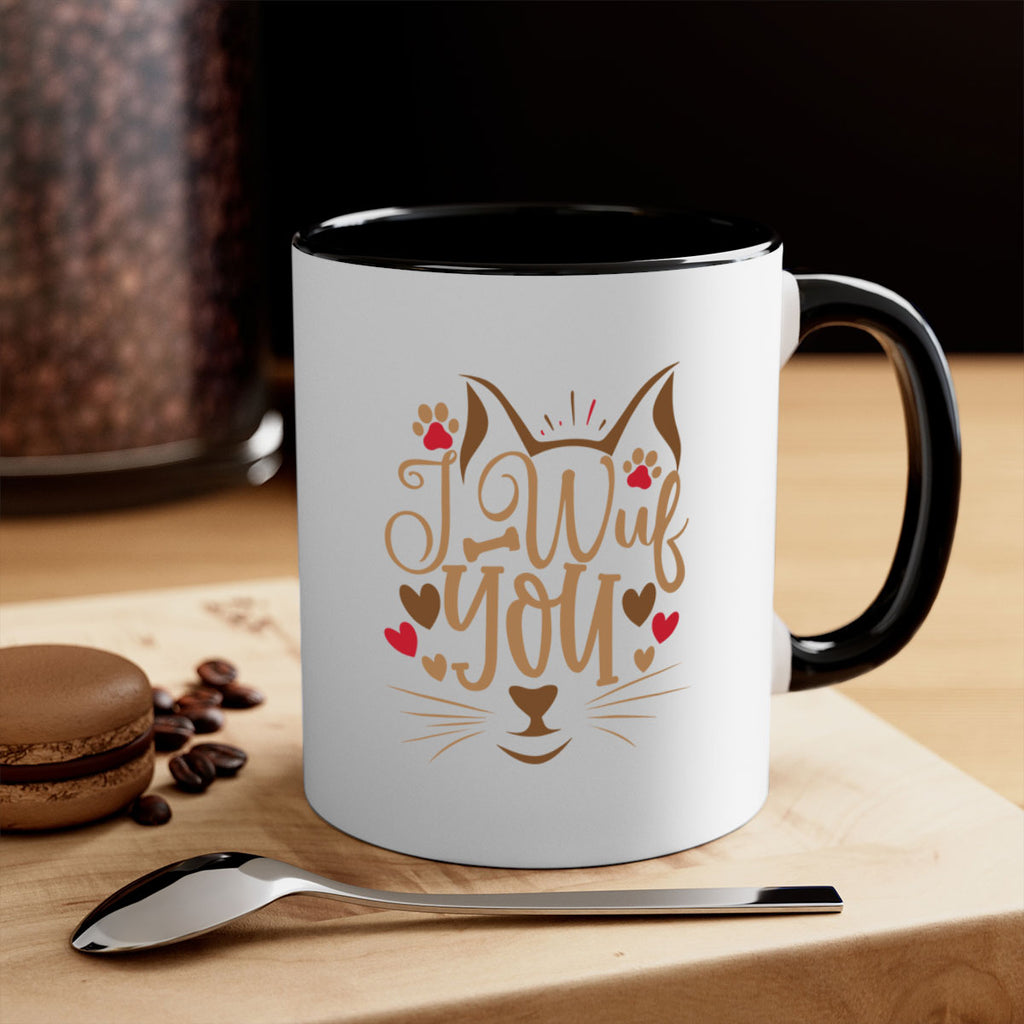 I Wuf You Style 16#- cat-Mug / Coffee Cup