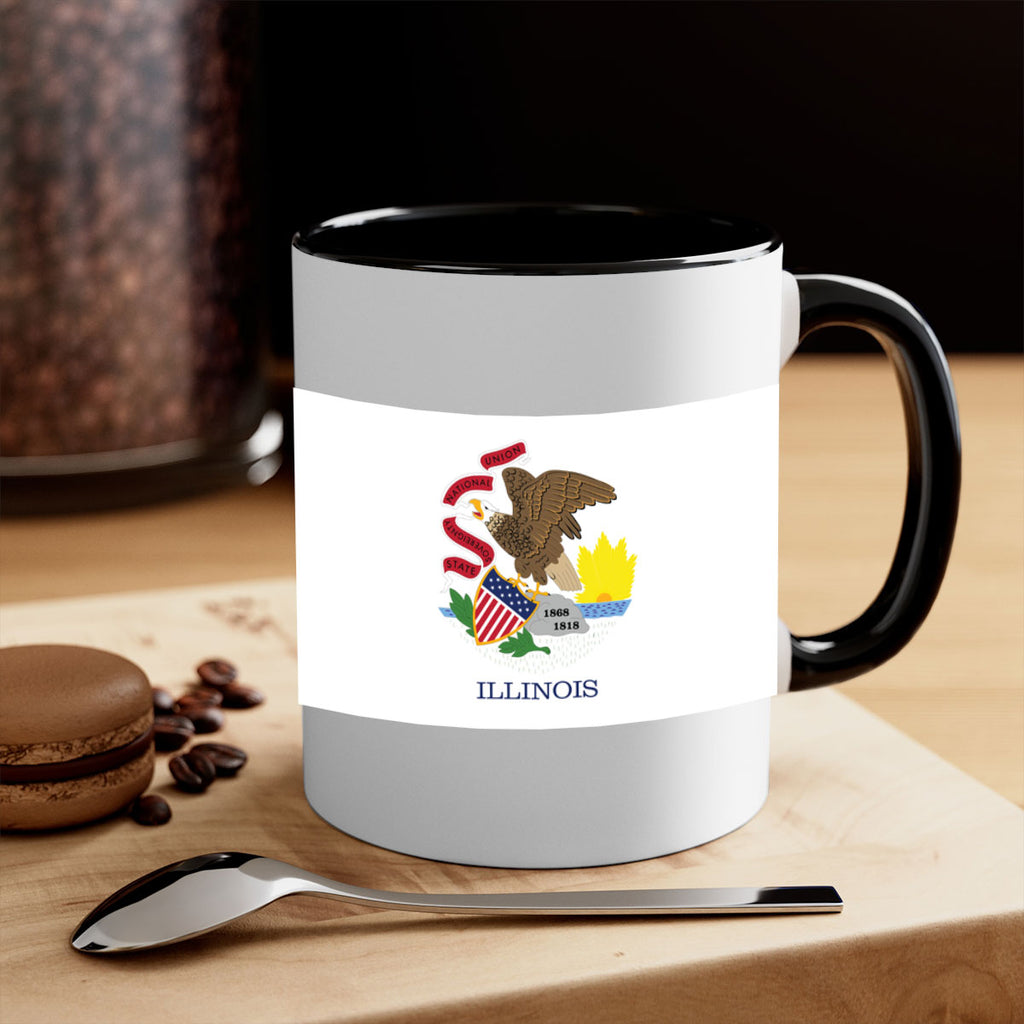 Illinois 39#- Us Flags-Mug / Coffee Cup