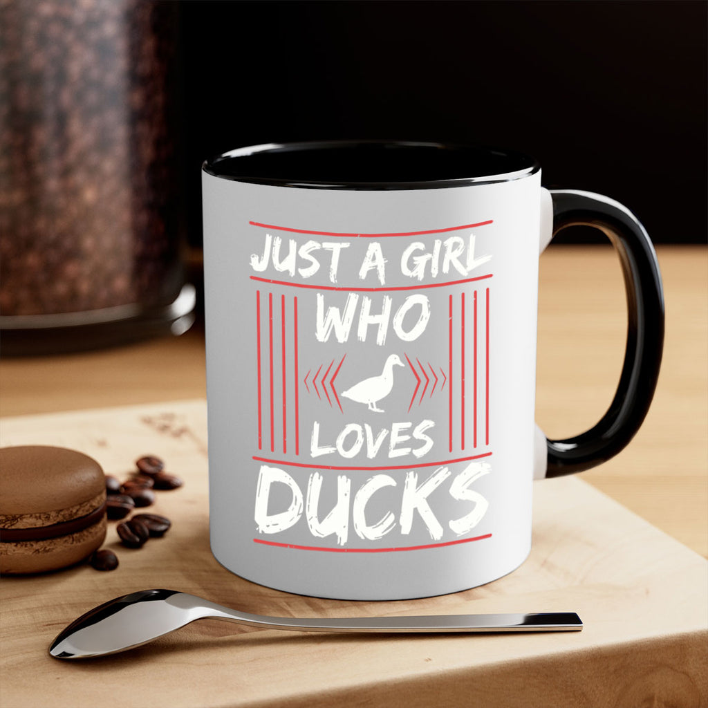 Just A Girl Who Loves Ducks Style 33#- duck-Mug / Coffee Cup