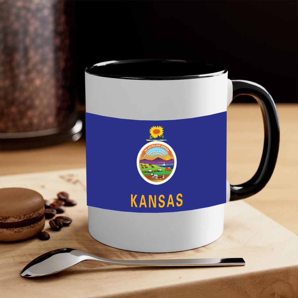 Kansas 36#- Us Flags-Mug / Coffee Cup