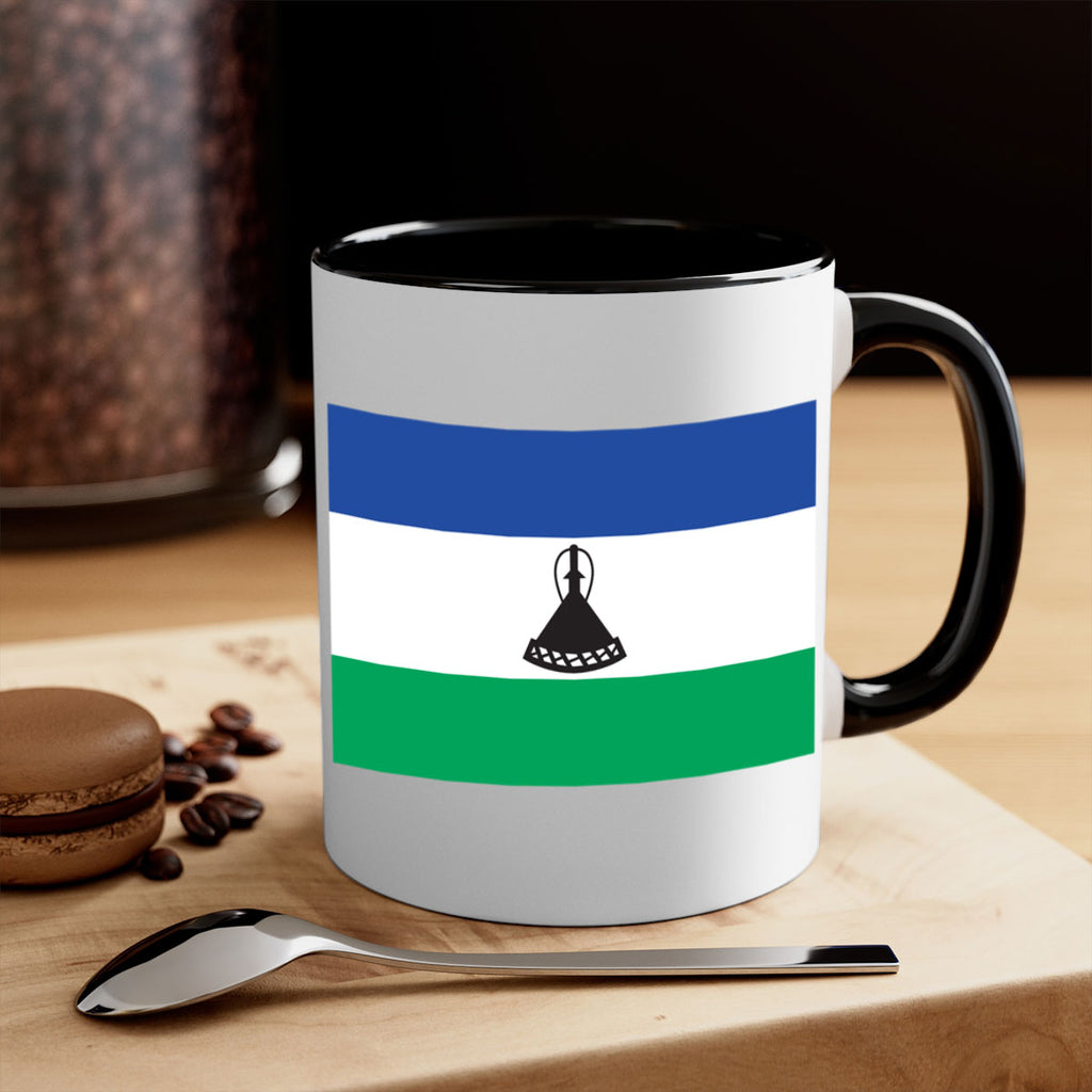 Lesotho 102#- world flag-Mug / Coffee Cup