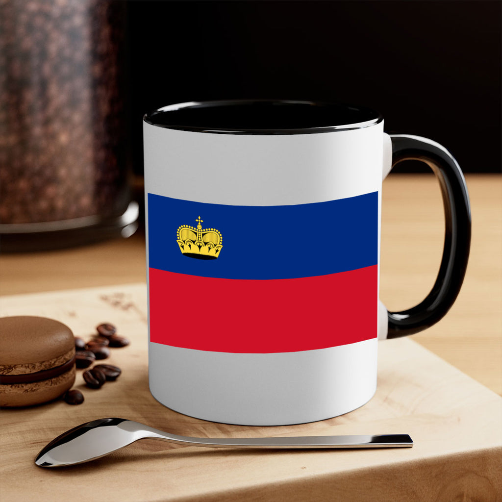 Liechtenstein 99#- world flag-Mug / Coffee Cup