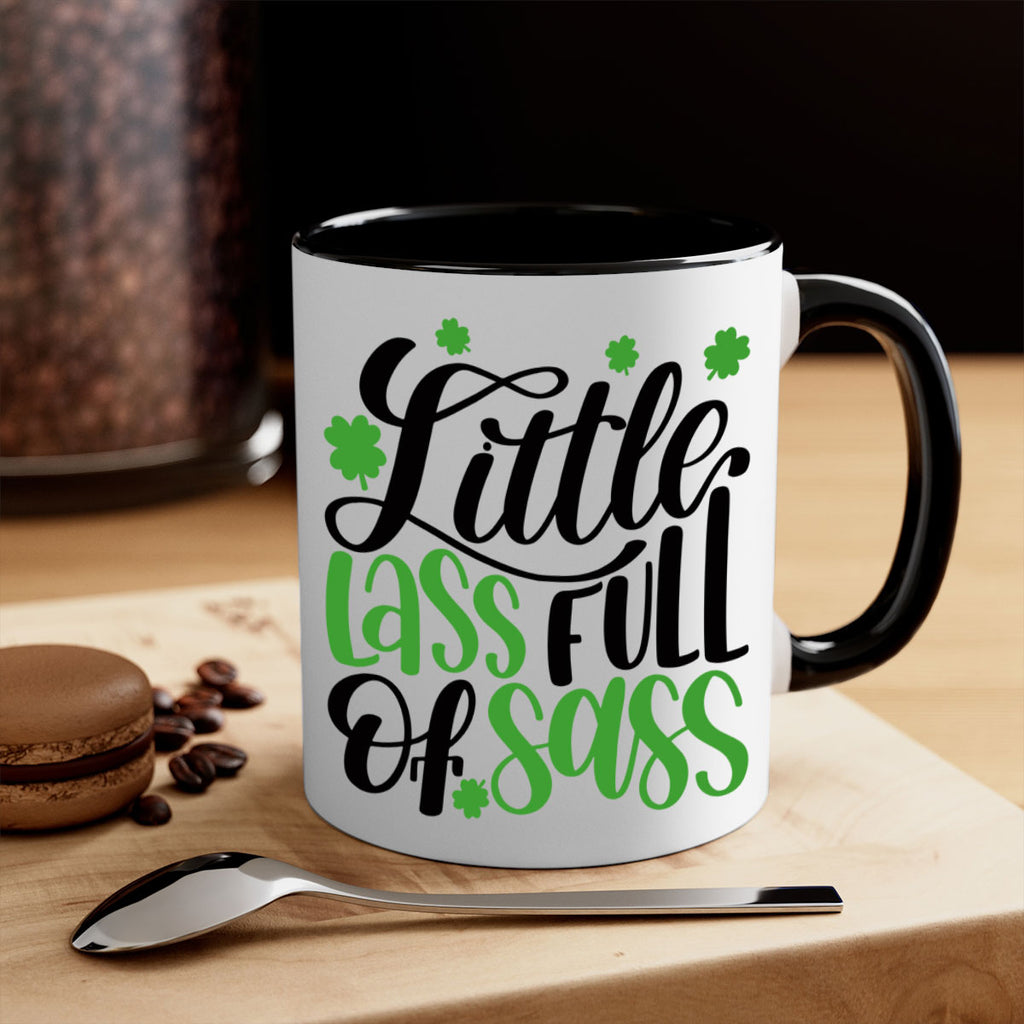 Little Lass Full Of Sass Style 69#- St Patricks Day-Mug / Coffee Cup