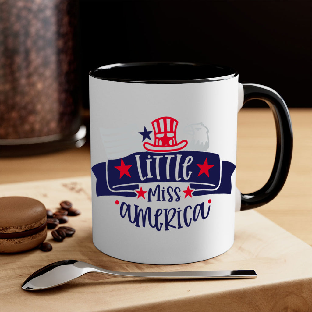 Little Miss America Style 162#- 4th Of July-Mug / Coffee Cup