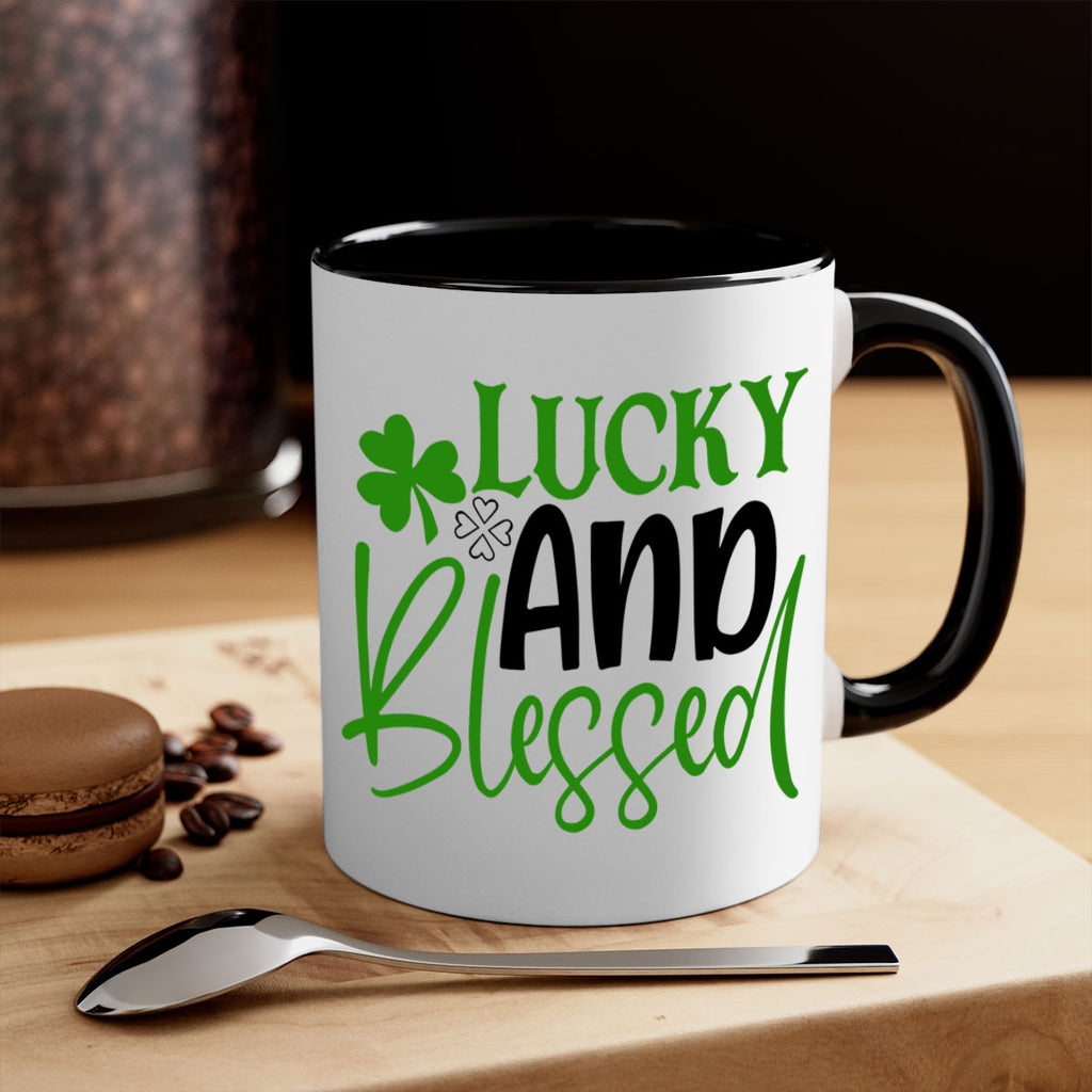 Lucky And Blessed Style 151#- St Patricks Day-Mug / Coffee Cup