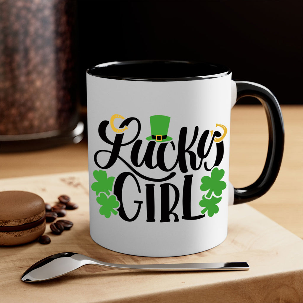 Lucky Girl Style 56#- St Patricks Day-Mug / Coffee Cup