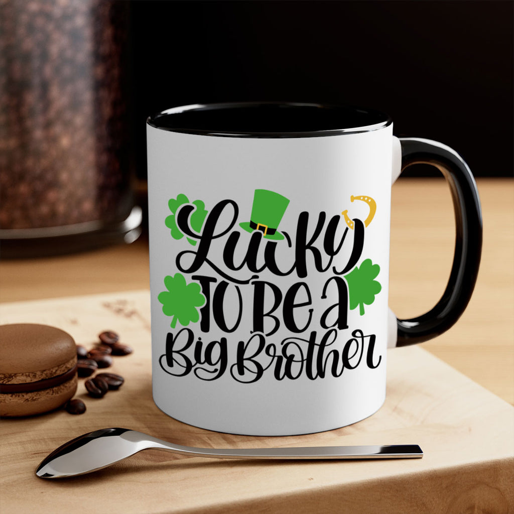 Lucky To Be A Big Brother Style 52#- St Patricks Day-Mug / Coffee Cup