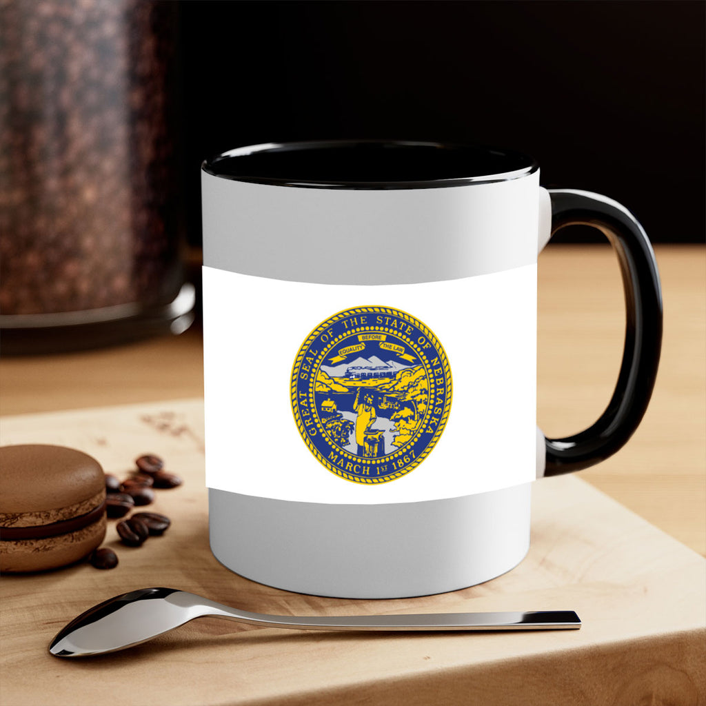 Nebraska 25#- Us Flags-Mug / Coffee Cup