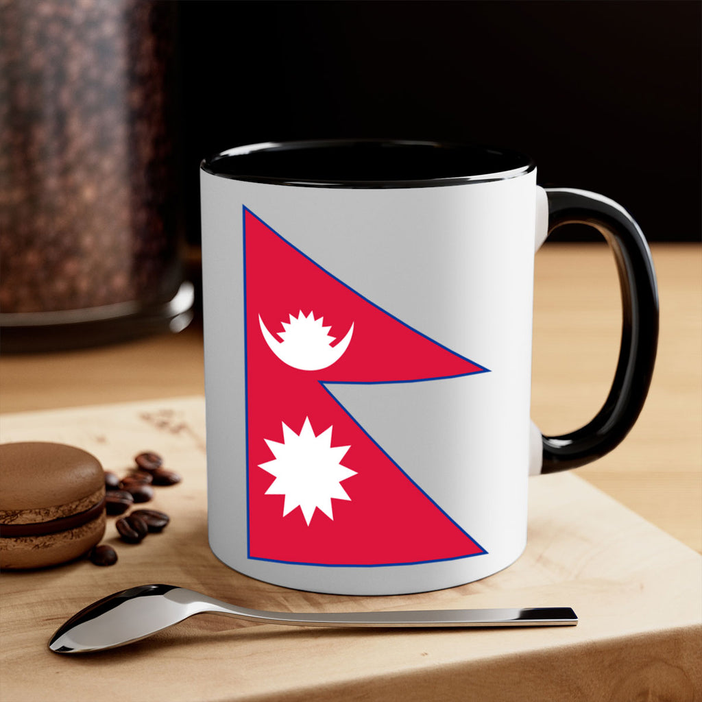 Nepal 76#- world flag-Mug / Coffee Cup