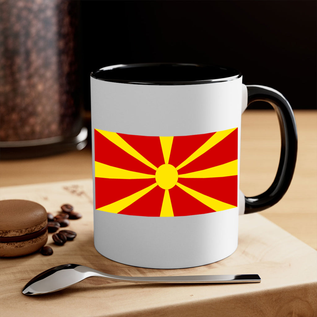 North Macedonia 69#- world flag-Mug / Coffee Cup