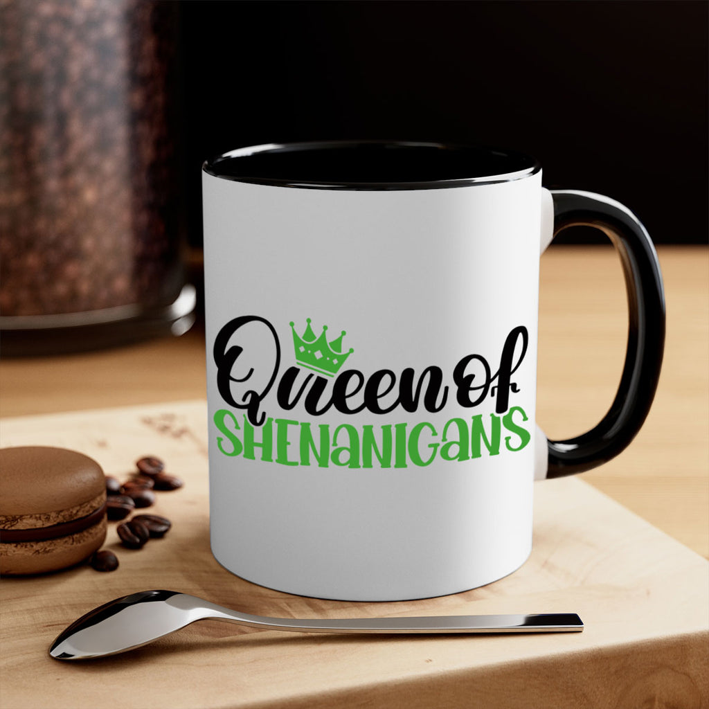 Queen Of Shenanigans Style 36#- St Patricks Day-Mug / Coffee Cup