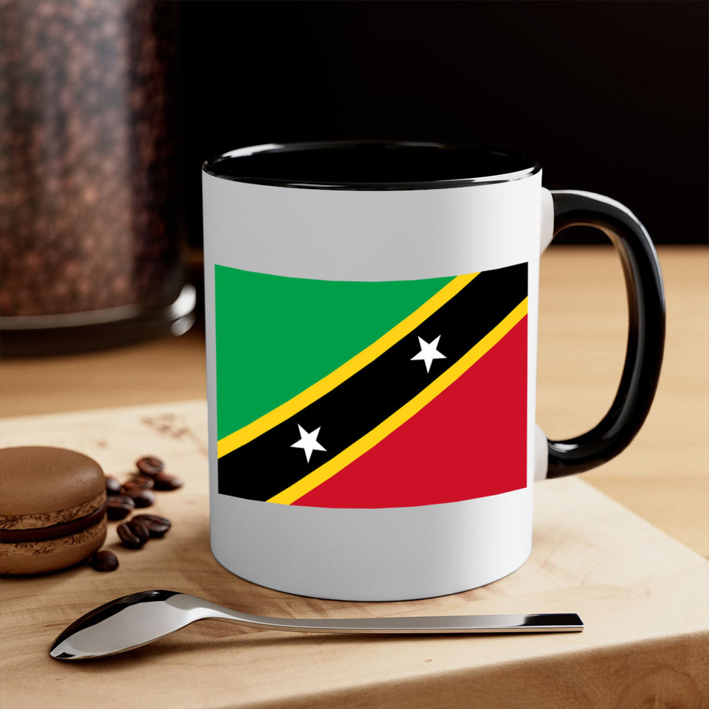 Saint Kitts and Nevis 52#- world flag-Mug / Coffee Cup