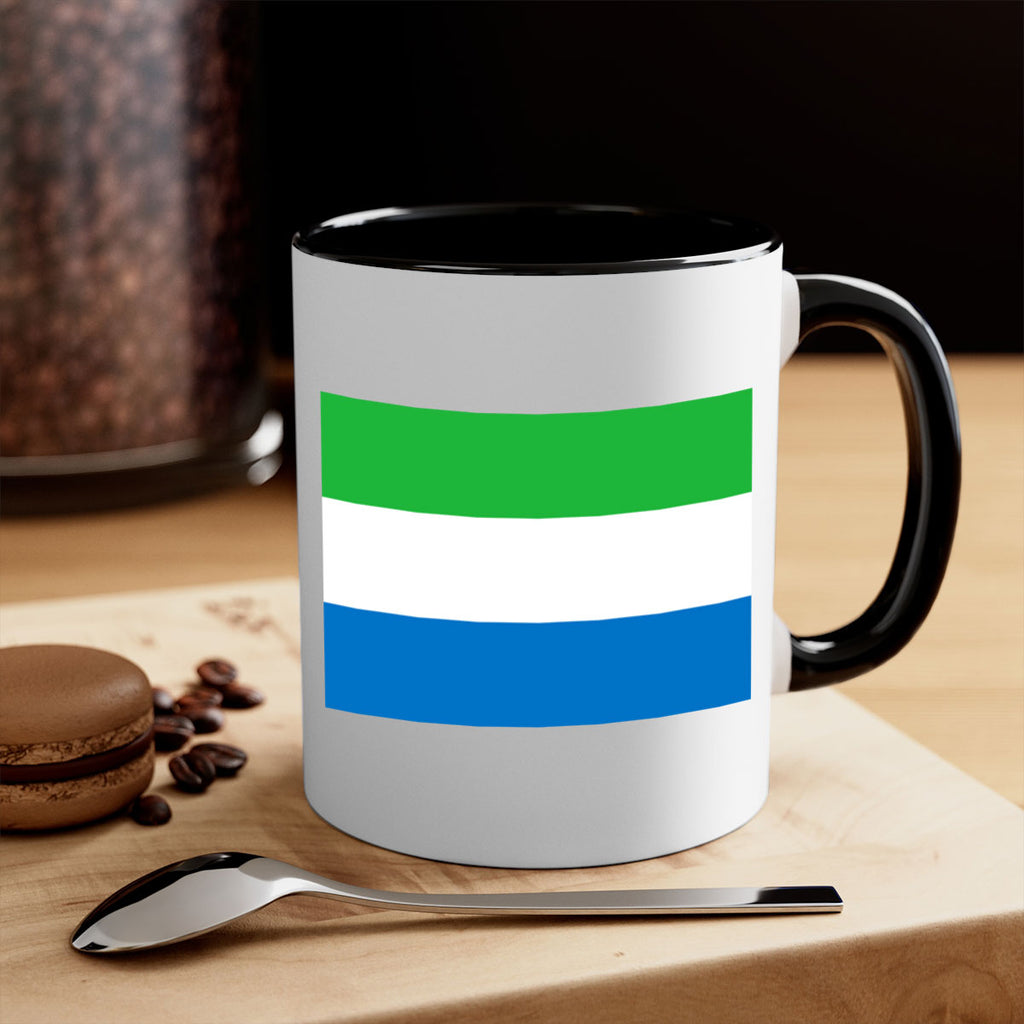 Sierra Leone 42#- world flag-Mug / Coffee Cup