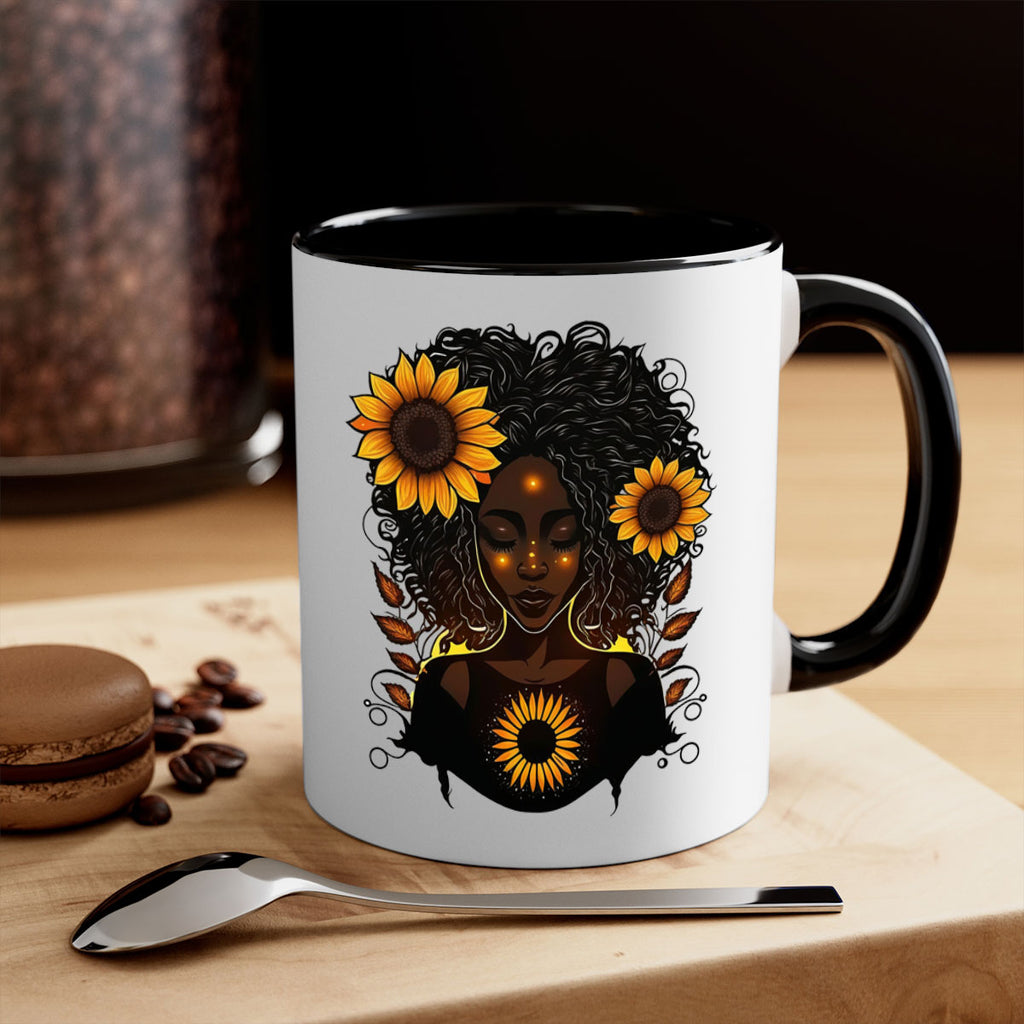 Sparkling Black Girl Design 13#- Black women - Girls-Mug / Coffee Cup