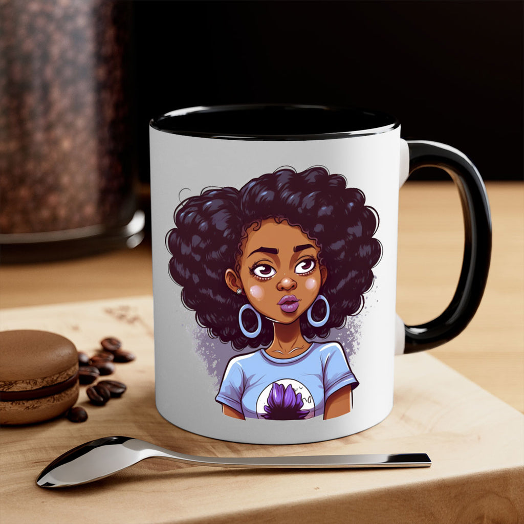 Sparkling Black Girl Design 20#- Black women - Girls-Mug / Coffee Cup