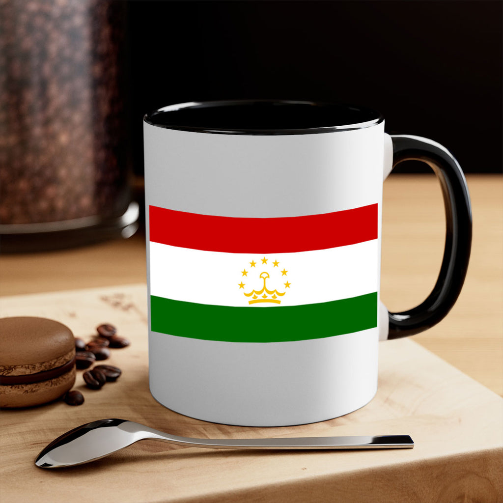 Tajikistan 25#- world flag-Mug / Coffee Cup