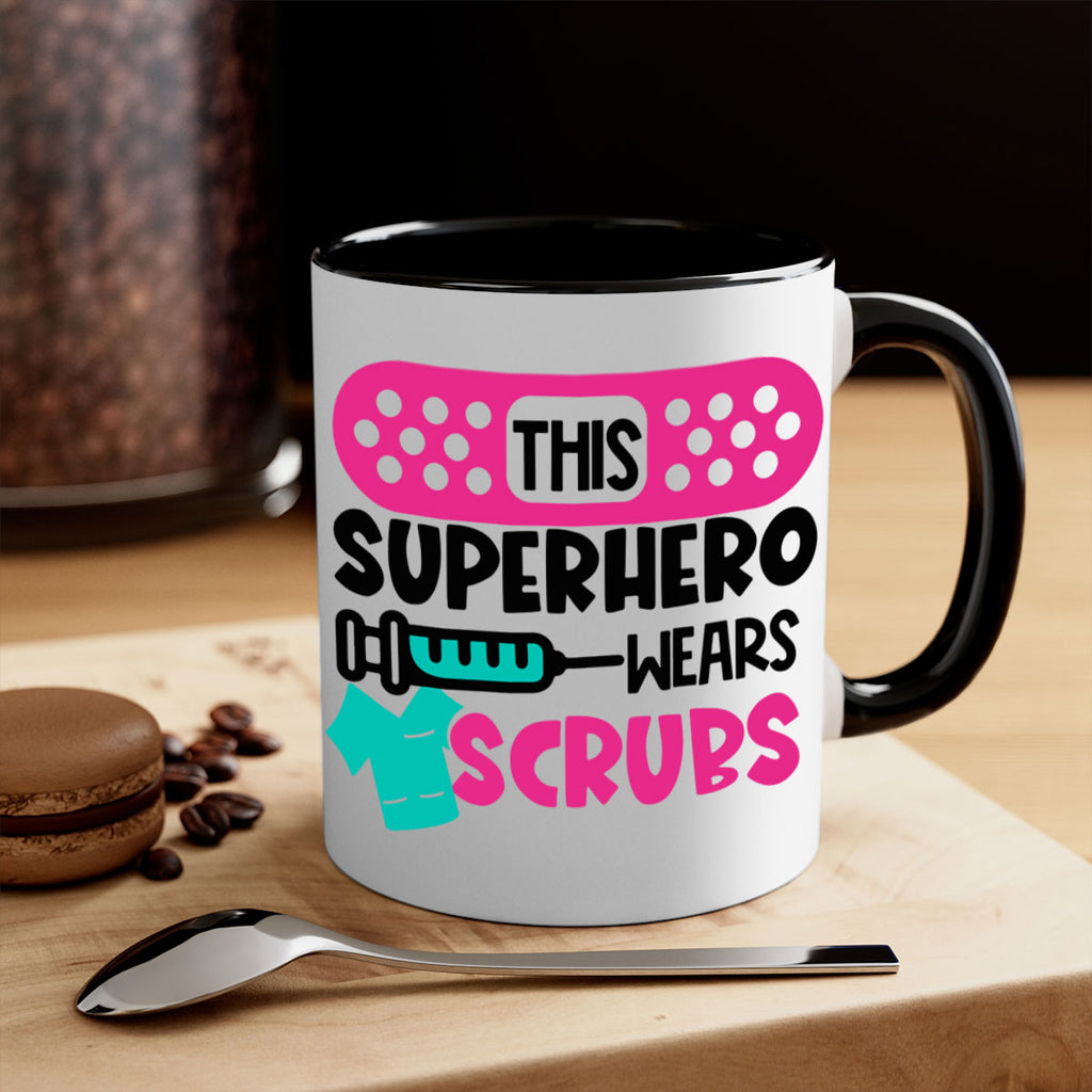 This Superhero Wears Scrubs Style Style 20#- nurse-Mug / Coffee Cup