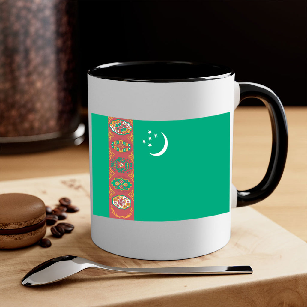 Turkmenistan 16#- world flag-Mug / Coffee Cup