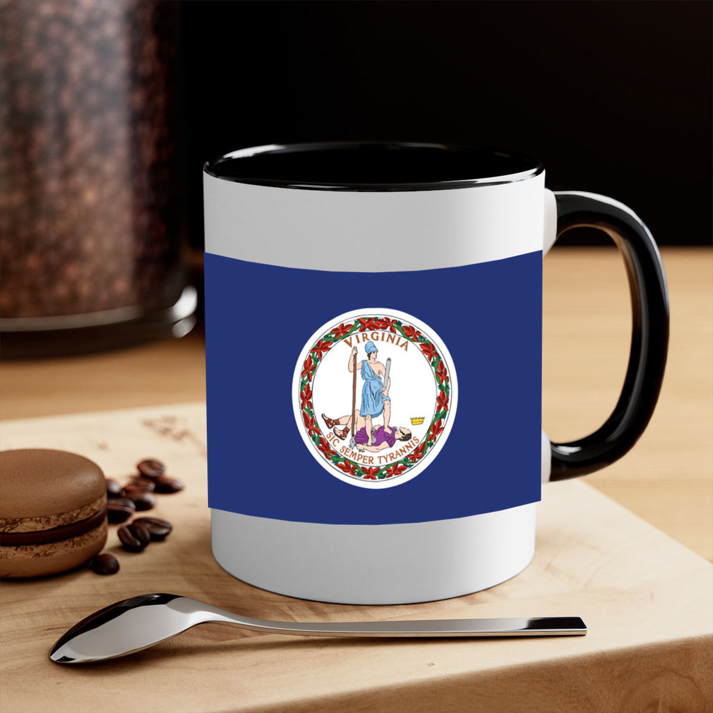 Virginia 6#- Us Flags-Mug / Coffee Cup