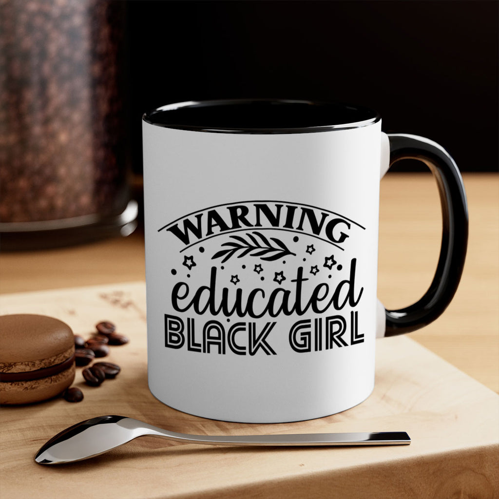 Warning educated black girl Style 1#- Black women - Girls-Mug / Coffee Cup