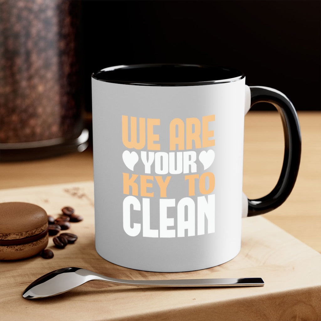 We are your key to clean Style 12#- cleaner-Mug / Coffee Cup