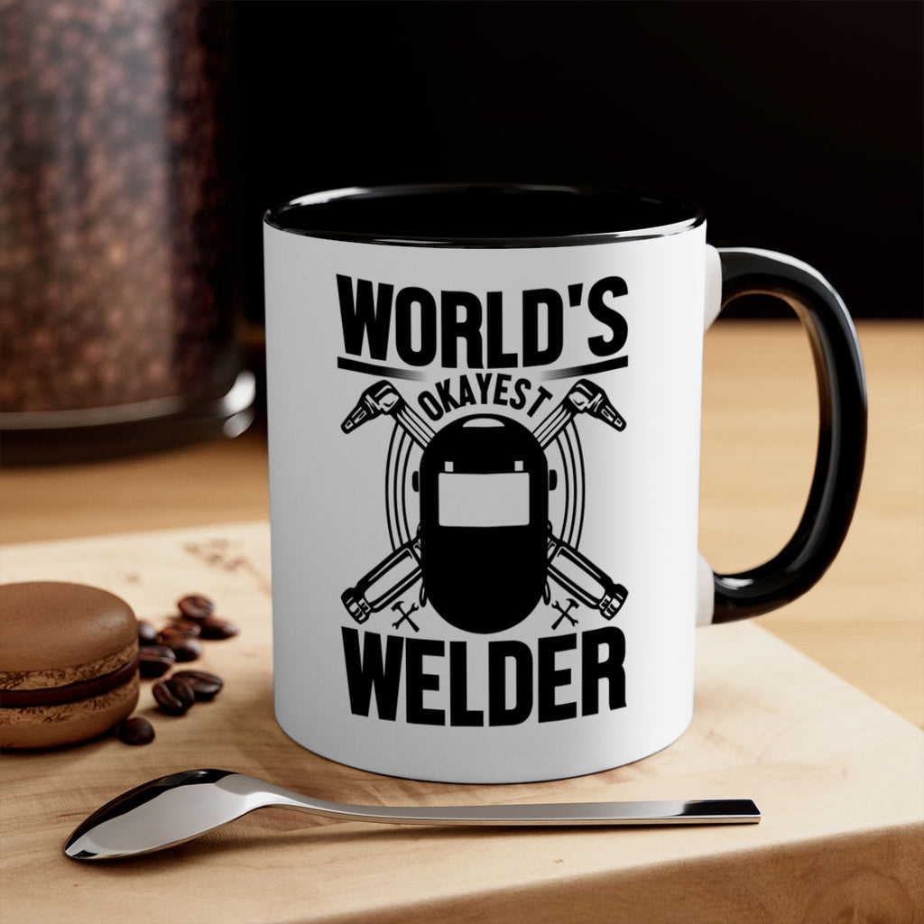Worlds okayest Style 1#- welder-Mug / Coffee Cup