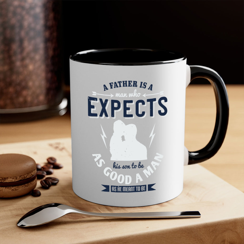 a father is a man who 135#- fathers day-Mug / Coffee Cup