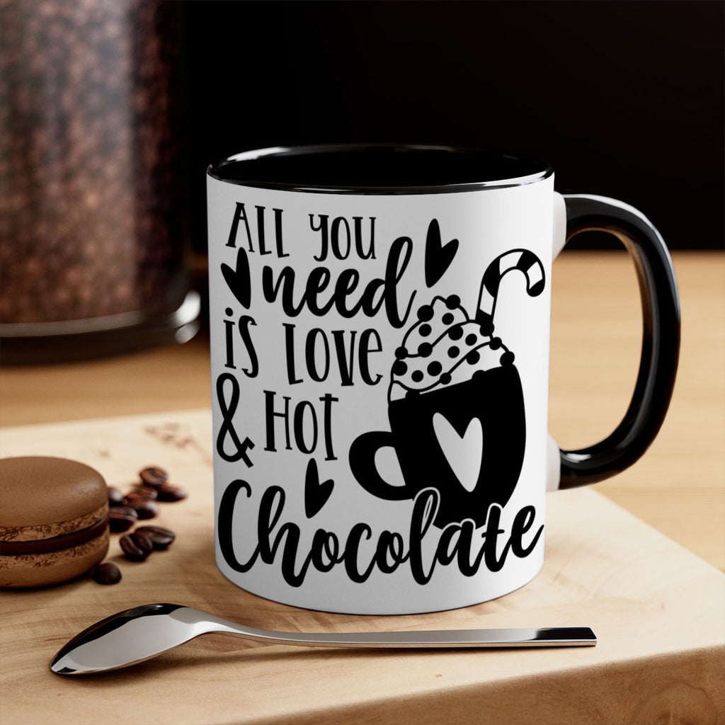 all you need is love and hot chocolate style 49#- christmas-Mug / Coffee Cup