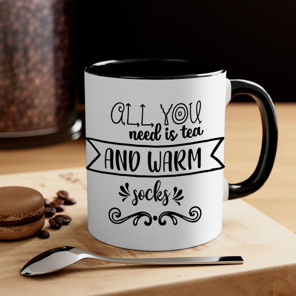 all you need is tea and warm socks style 50#- christmas-Mug / Coffee Cup