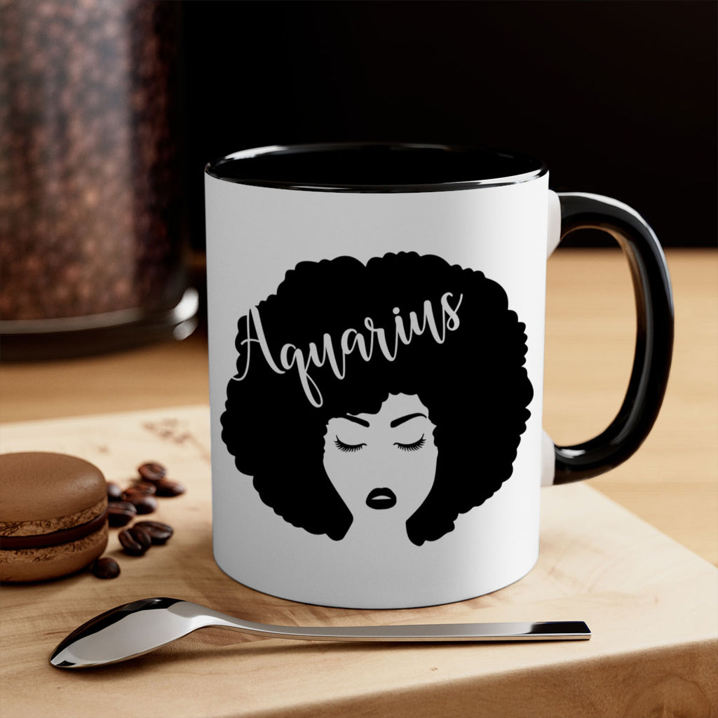 aquarius62#- Black women - Girls-Mug / Coffee Cup