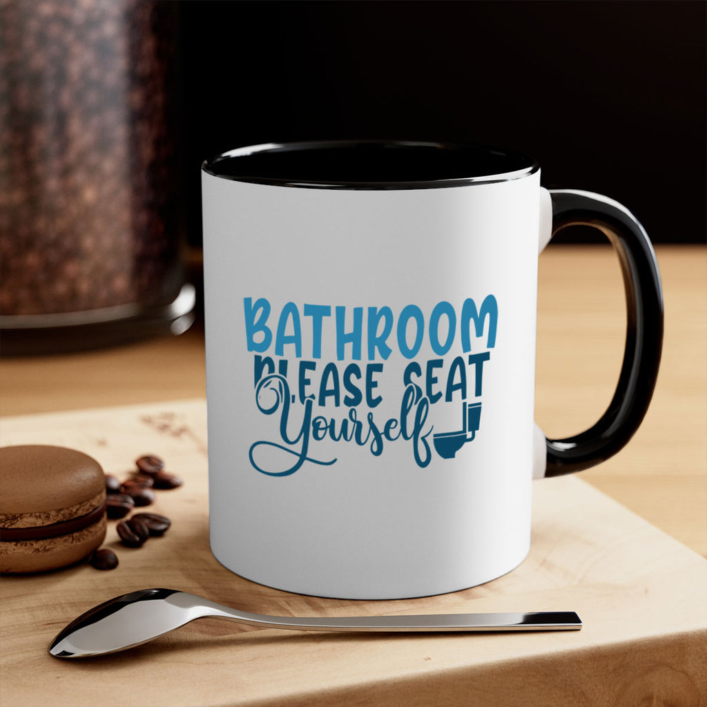 bathroom please seat yourself 92#- bathroom-Mug / Coffee Cup