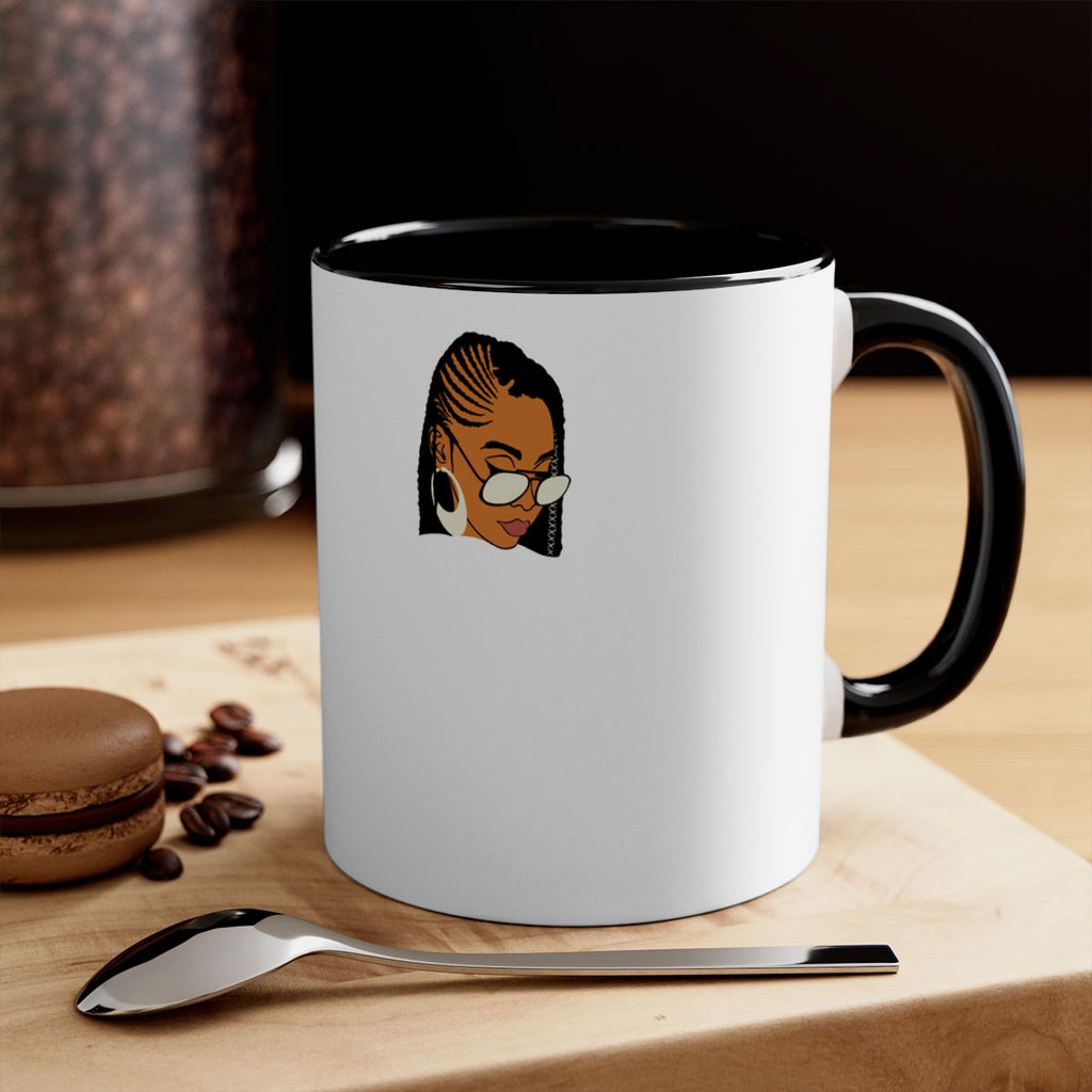 black afro 39#- Black women - Girls-Mug / Coffee Cup