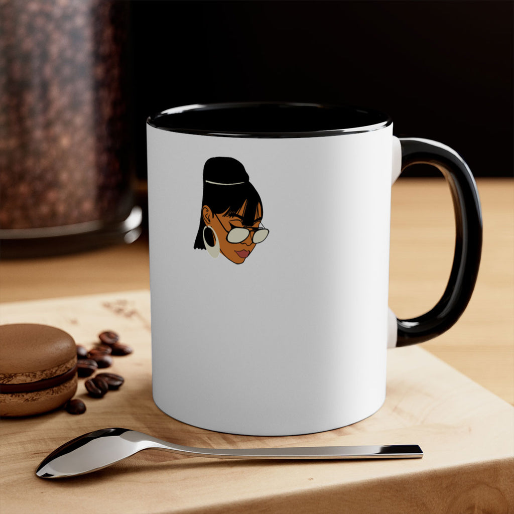 black afro 40#- Black women - Girls-Mug / Coffee Cup