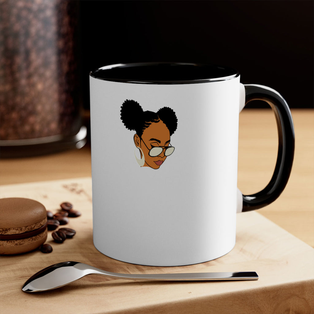 black afro 41#- Black women - Girls-Mug / Coffee Cup