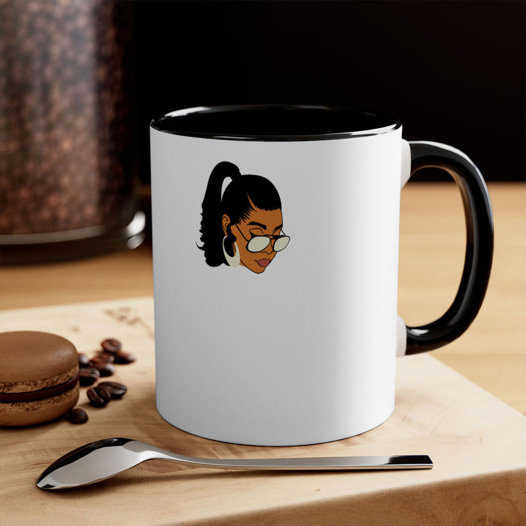 black afro 42#- Black women - Girls-Mug / Coffee Cup