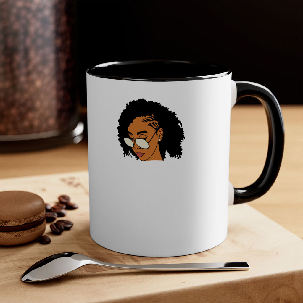 black afro 47#- Black women - Girls-Mug / Coffee Cup