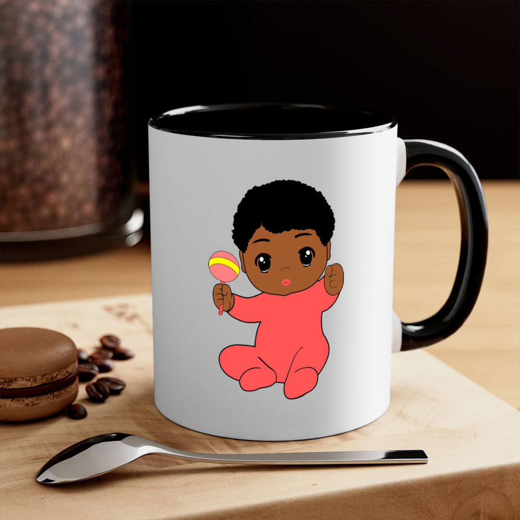 black baby boy 4#- Black men - Boys-Mug / Coffee Cup