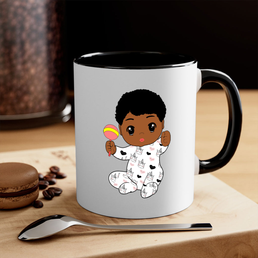 black baby boy 7#- Black men - Boys-Mug / Coffee Cup