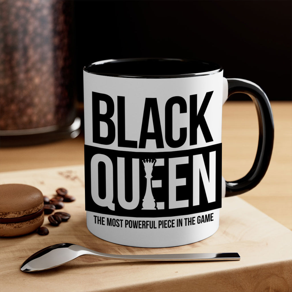 black queen chess 224#- black words - phrases-Mug / Coffee Cup