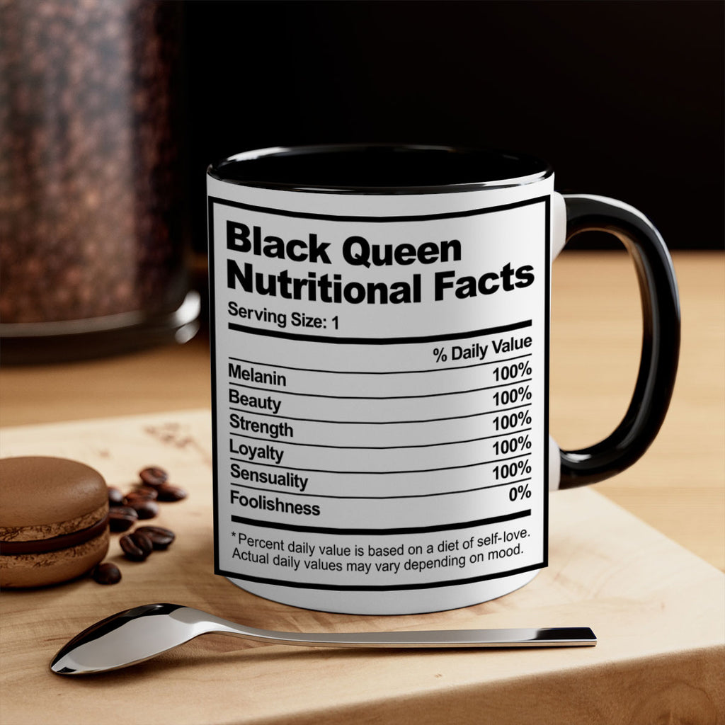 black queen nutritional facts 219#- black words - phrases-Mug / Coffee Cup