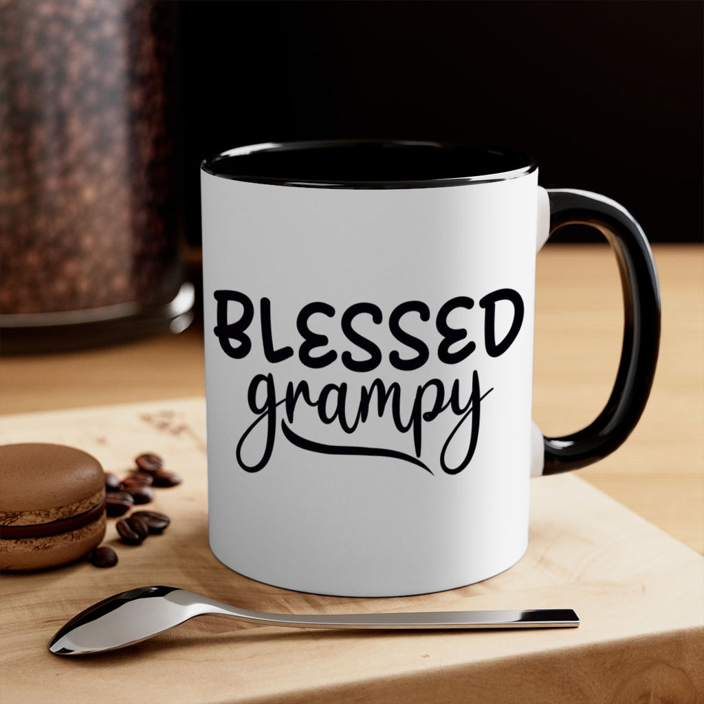 blessed grampy 77#- grandpa-Mug / Coffee Cup