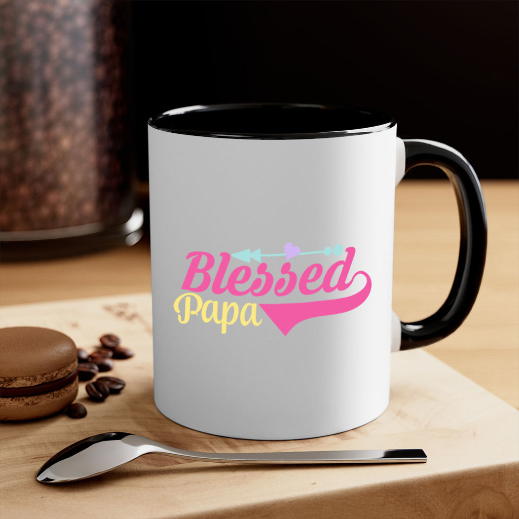 blessed papa 73#- grandpa-Mug / Coffee Cup