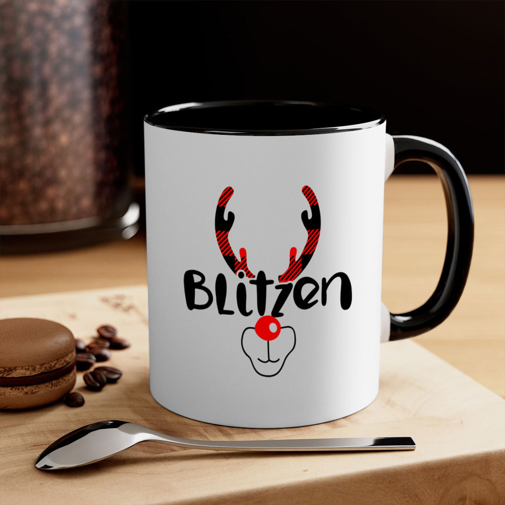 blitzen reindeer style 52#- christmas-Mug / Coffee Cup